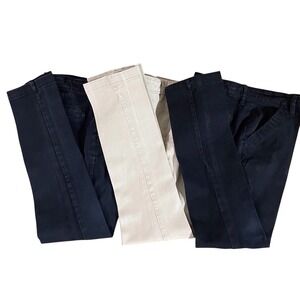 Old Navy Skinny Jeans School Uniform Pants Adjustable Waist Girls Sz 14 Lot of 3